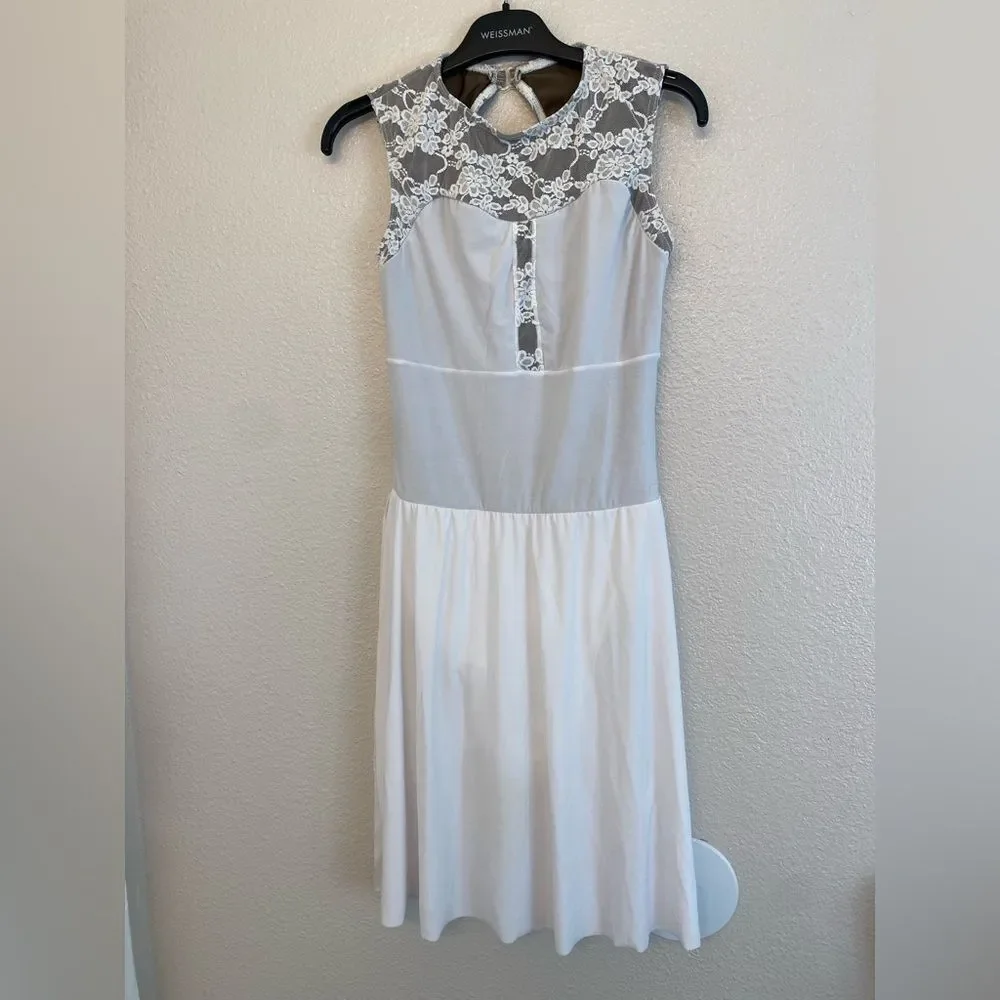 WEISSMAN Dance Costume dress lyrical jersey lace Remember Me 10803 SA adult